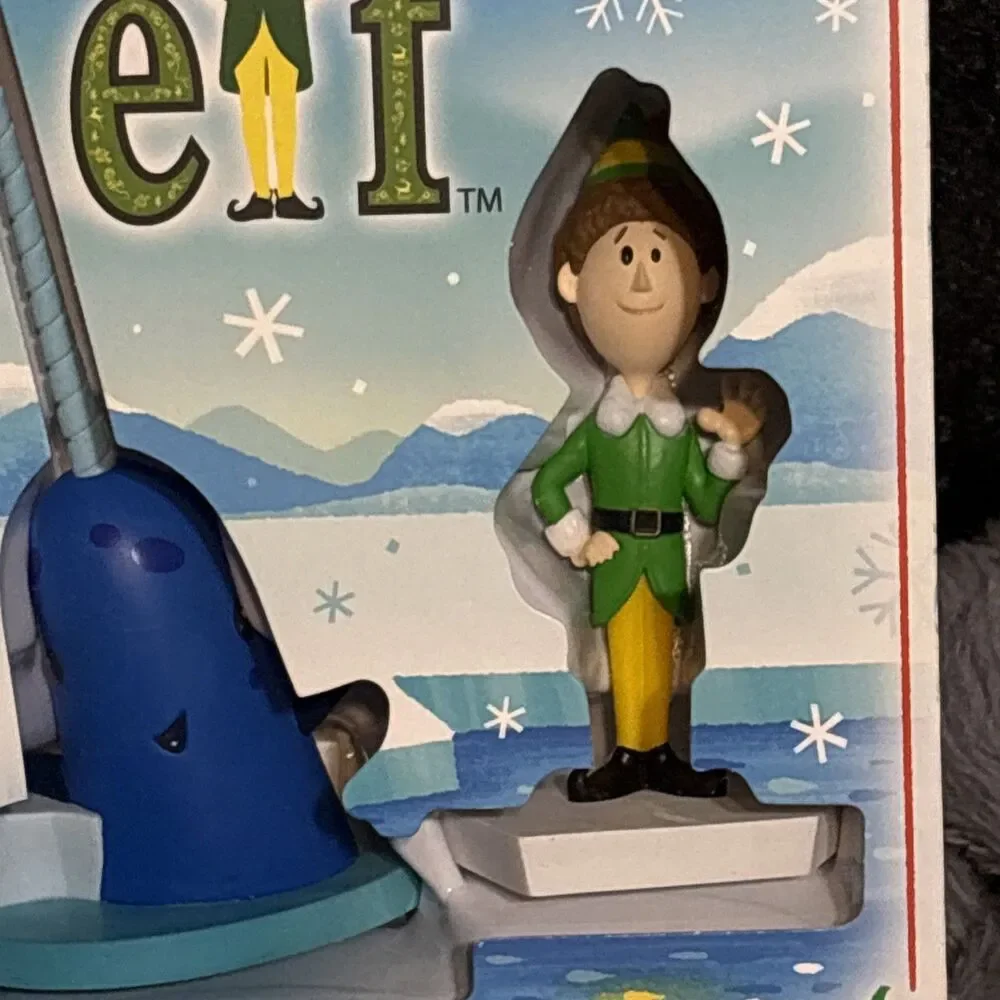 Elf: Buddy The Elf & Narwhal 2025 Hallmark Christmas Tree Ornaments